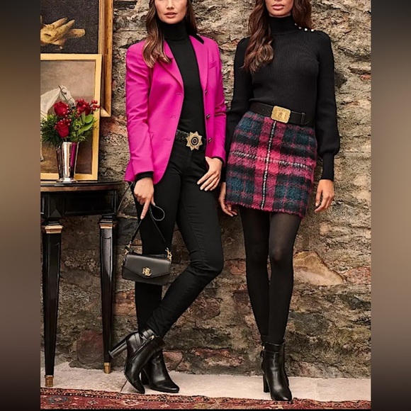 Lauren Ralph Lauren Jackets & Blazers - Lauren Ralph Lauren Women’s Wool Fuchsia Notch Lapels Blazer jacket